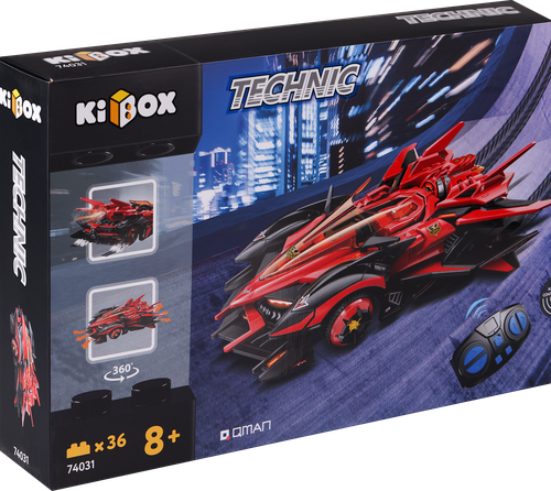 

Конструктор Kibox Машинка на радиоуправлении 36 деталей