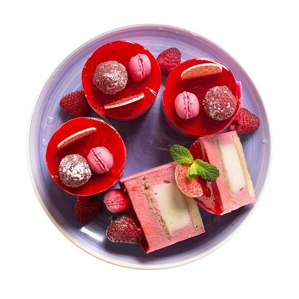 Пирожное муссовое Азбука Вкуса Малина 100 г