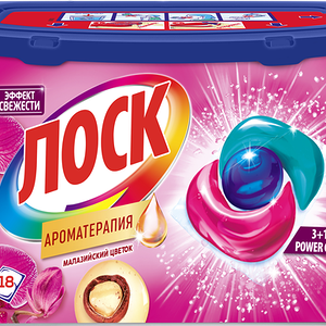 Капсулы для стирки Losk Малазийский цветок, 18шт