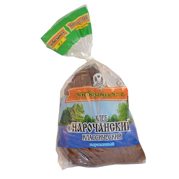 Хлеб НАРОЧАНСКИЙ вес 0,6 кг пак КУП