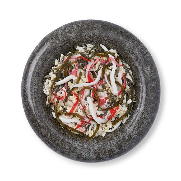 Салат из морской капусты с филе гигантского кальмара от бренд-шефа вес