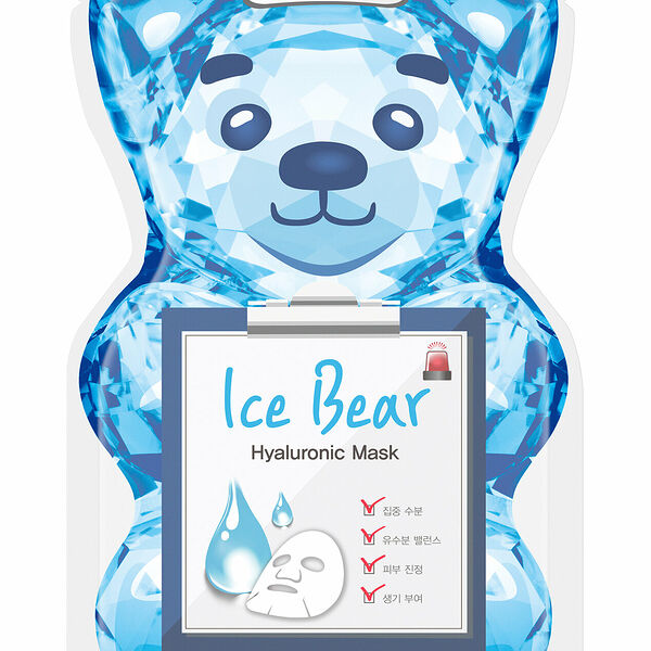 Маска тканевая SNP Ice Bear Hyaluronic охлаждающая увлажняющая, 33 мл