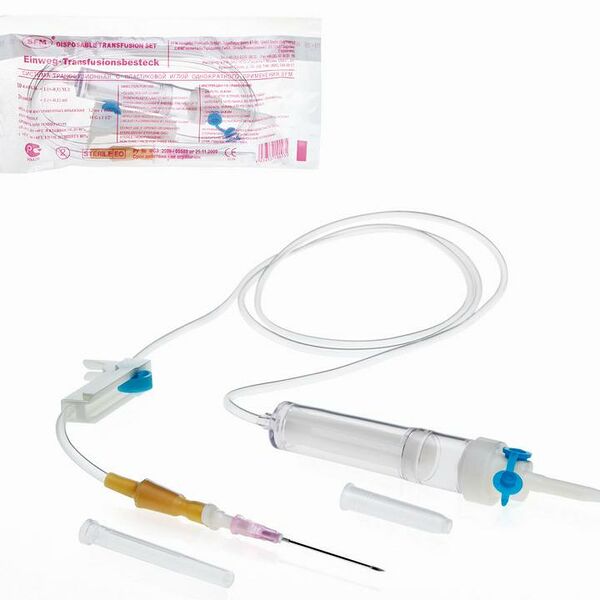 Система трансфузионная для в/в вливания крови SFM 18G 1,2 х 40 мм 1 шт