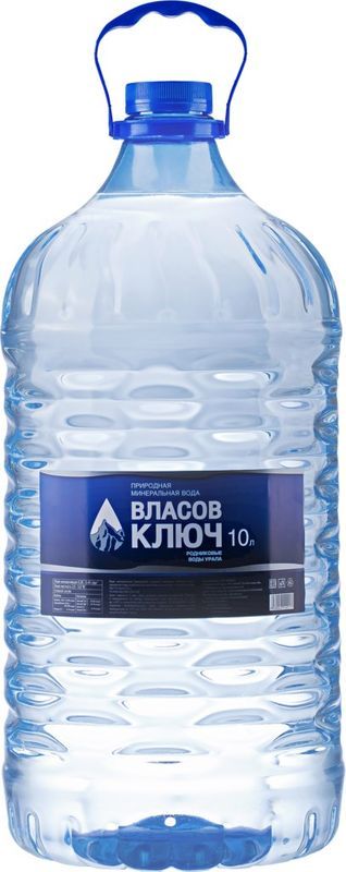 

Вода Власов ключ минеральная родниковая негазированная 10 л