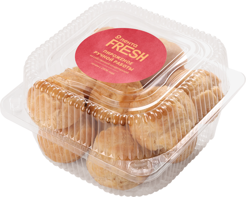 

Пирожное Лента Fresh Профитроли со сливочным кремом 180 г