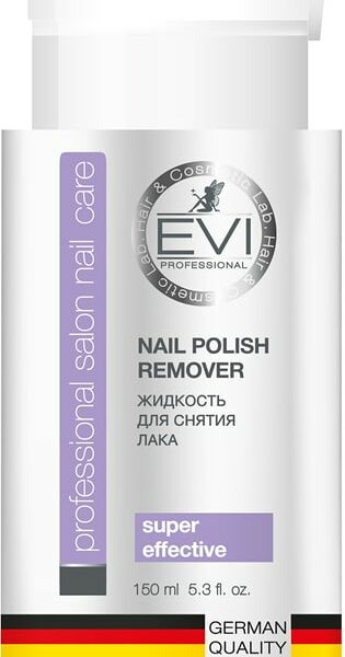 Жидкость для снятия лака EVI professional с ацетоном 150мл