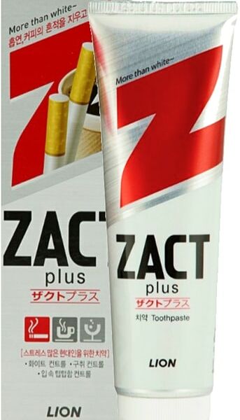 Зубная паста Lion Zact отбеливающая 150г