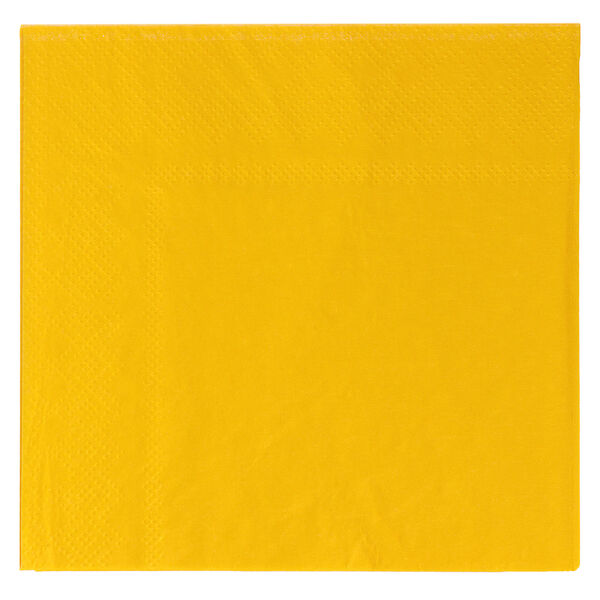 Набор бумажных салфеток, 25 см, желтый