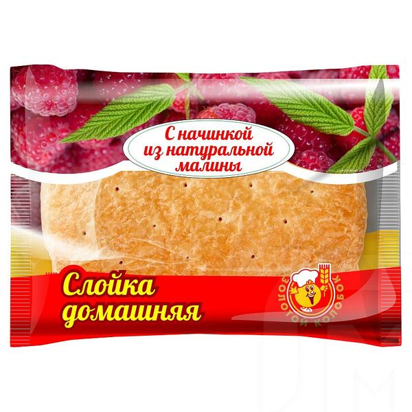 Слойка Вязниковский Х Домашняя с малиной 85г