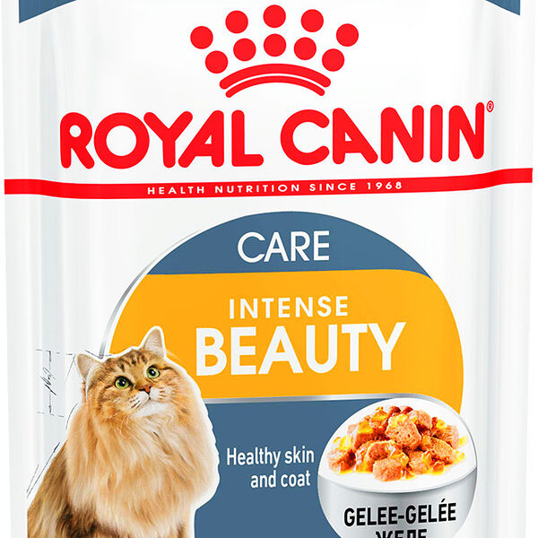 Корм для кошек Royal Canin Intense Beauty Jelly старше 1-го года для поддержания красоты шерсти