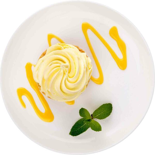 Пирожное с белковым кремом Абрикос