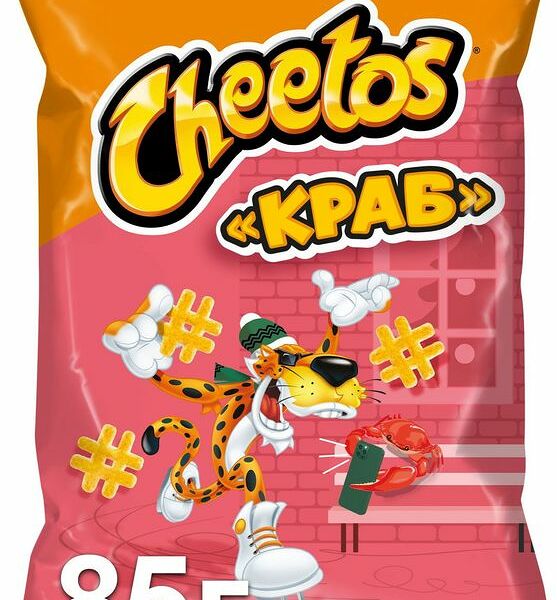 Чипсы Cheetos Краб кукурузные 85г