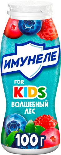 

Напиток функциональный Имунеле For Kids Земляника-Черника-Брусника 1.5% 100 г