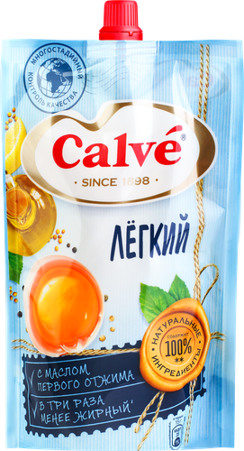 

Соус Calve майонезный легкий 20% 400 г