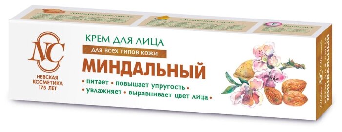 

Крем для лица Невская Косметика миндальный для всех типов кожи 40 мл