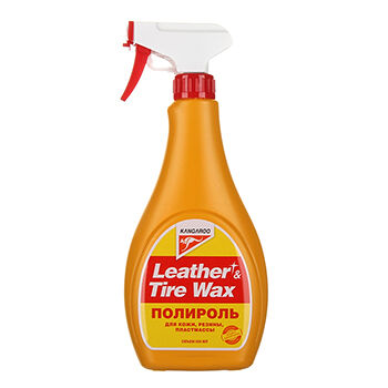 Полироль универсальный Kangaroo Leather & Tire Wax (кож., рез., пласт.) 500мл, Республика Корея