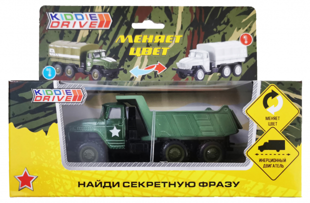 

Игрушка Kiddie Drive Грузовик военный с функцией изменения цвета в ассортименте