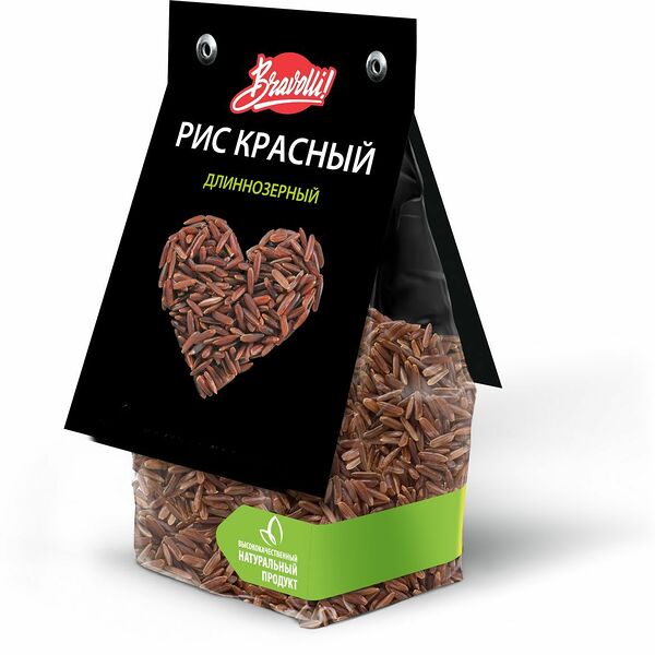 Рис Bravolli красный длиннозерный