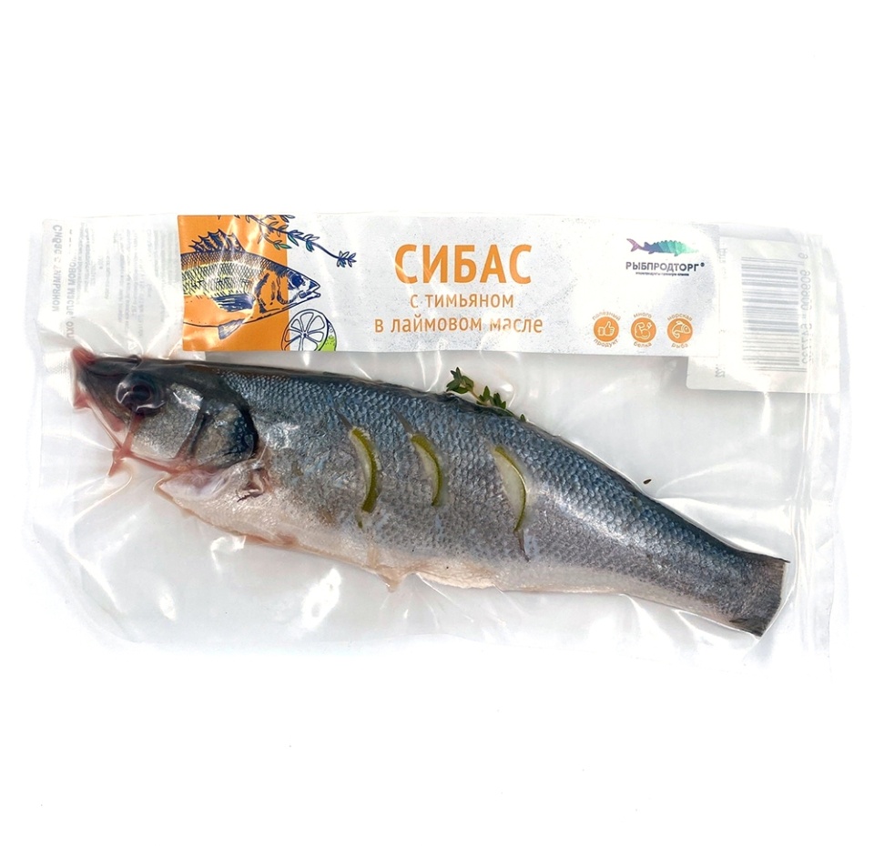 

Сибас Рыбпродторг с тимьяном в лаймовом масле 300 г
