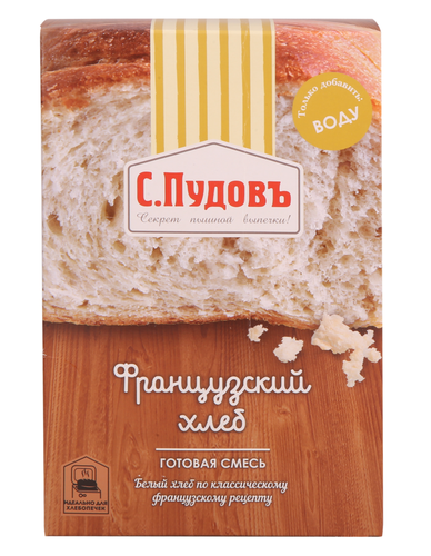 

Смесь для выпечки С.Пудовъ Французский хлеб 500 г