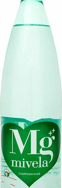 Вода Mg Mivela минеральная лечебно-столовая газированная 1л