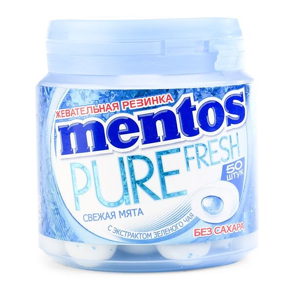 Жевательная резинка Mentos Pure со вкусом мяты 100 г