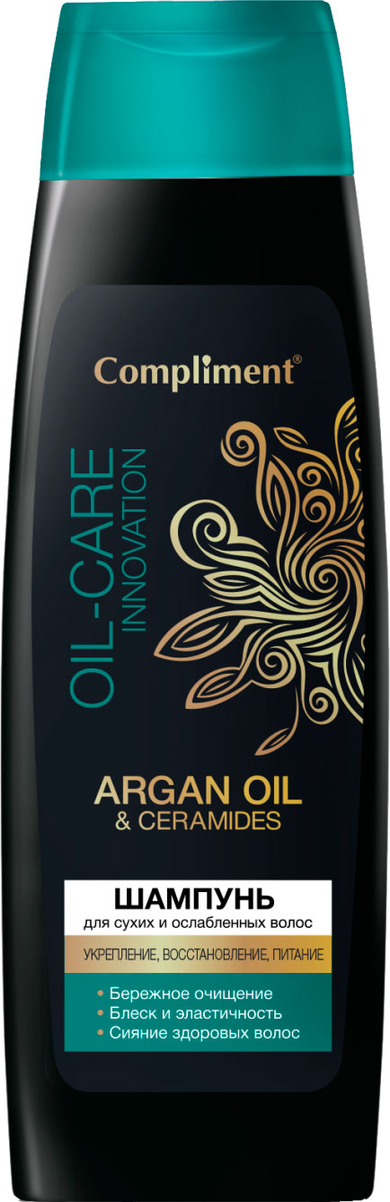

Шампунь Compliment Argan Oil&Ceramides для сухих ослабленных волос 400 мл