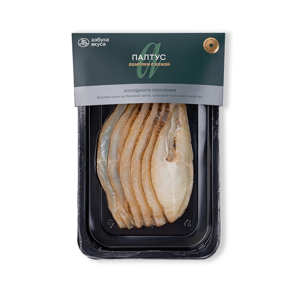 

Палтус холодного копчения от Азбука Вкуса ломтики 200 г