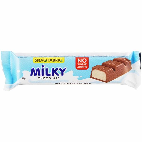 Батончик Snaq Fabriq Milky Chocolate сливочная начинка, 34 г