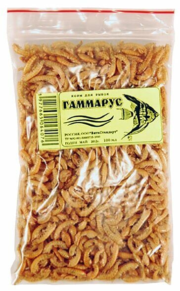 Корм для рыб и рептилий Витастандарт Гаммарус