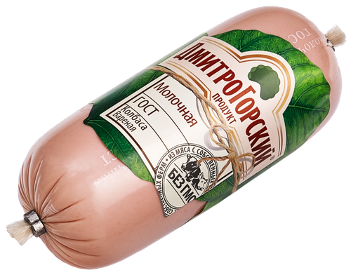 

Колбаса вареная ДМИТРОГОРСКИЙ ПРОДУКТ Молочная, 1-й сорт, 500г