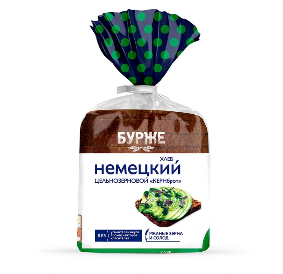 

Хлеб цельнозерновой Fazer Бурже КЕРНброт, вегетарианский, в нарезке 350 г