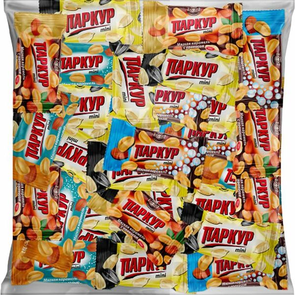 Конфеты Невский Кондитер Паркур Mini Микс глазированные с мягким грильяжем 500г