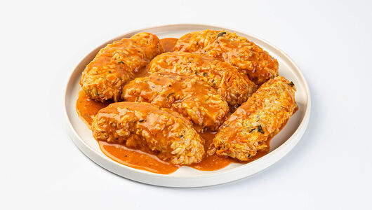 Голубцы ленивые из мяса птицы