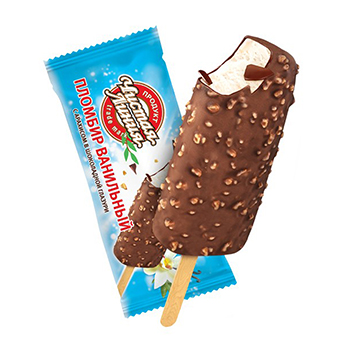 

Эскимо Чистая Линия ванильное в шоколадной глазури с арахисом БЗМЖ 80 г