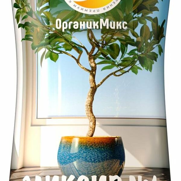Удобрение ОрганикМикс Эликсир 1 для фикусов и пальм