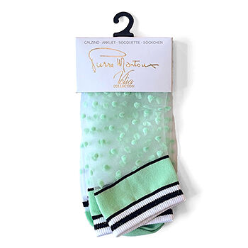 Носки женские Pierre Mantoux Calzino join цвет 7041 verde acqua размер 1-2, Италия