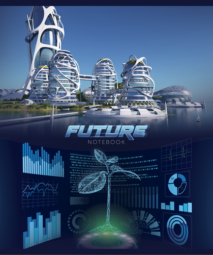 

Тетрадь ПЗБМ Города будущего 48 листов 1 шт. в ассортименте