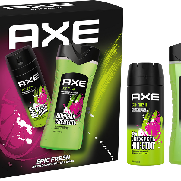 Набор подарочный Axe Epic Fresh Гель для душа + Дезодорант