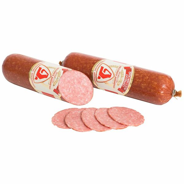 Сервелат полукопчёный Боровичский Мясокомбинат российский, 500г