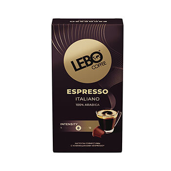 Кофе в капсулах Lebo Coffee Espresso Italiano Nespresso
