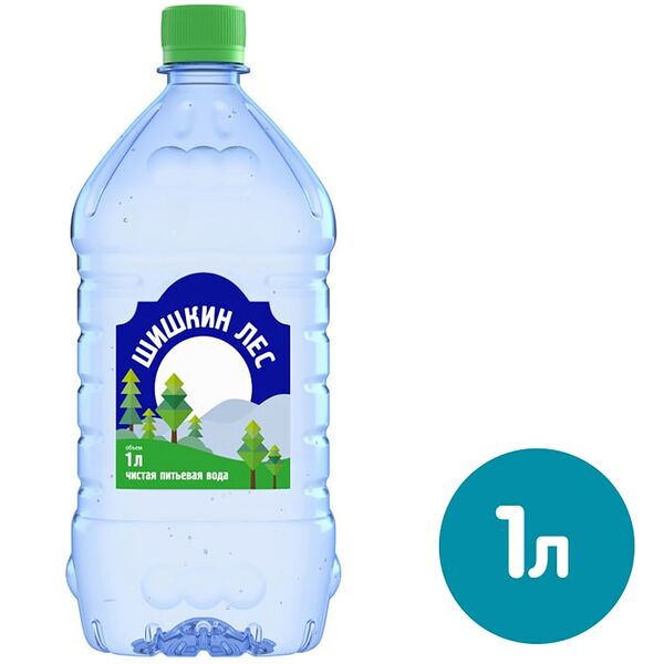 Вода Шишкин Лес питьевая негазированная 1л