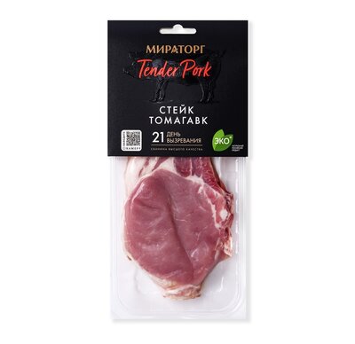 Стейк Мираторг Нежная свинина (Tender Pork) Томагавк из корейки свинины 360 г