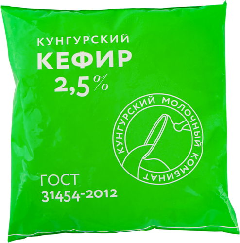 

Кефир Кунгурский молочный комбинат 2.5%, 400 г