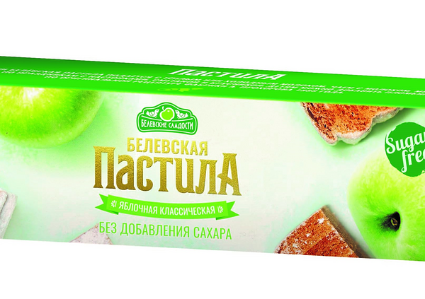 Пастила Белевские сладости яблочная без сахара