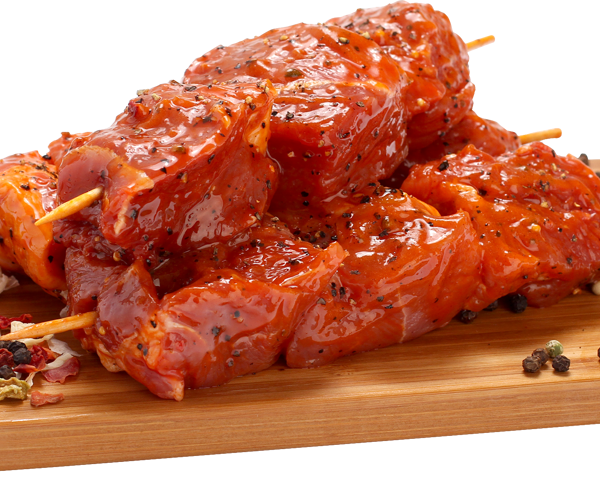 Шашлык из свиной лопатки в маринаде Алабама ЛЕНТА FRESH в вакуумной упаковке