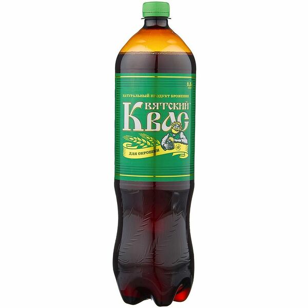 Квас Вятский для окрошки фильтрованный, 1.5 л