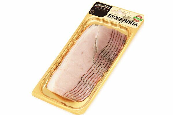 Буженина копчёно-варёная Егорьевская КГФ по-домашнему в нарезке