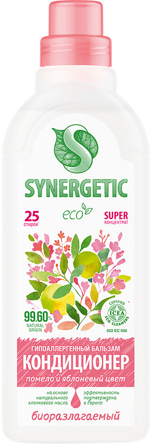 

Кондиционер для белья Synergetic Помело и Яблоко 750 мл