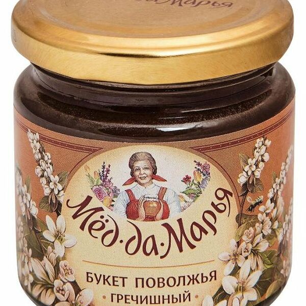 Мёд Букет Поволжья Гречишный ТМ Мед-да-Марья